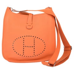 Hermès Evelyne GM Orange Palladium Hermès Evelyne GM Orange Palladium