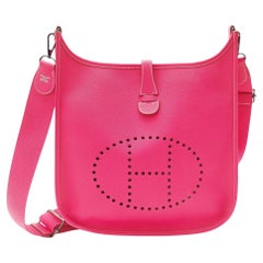 Hermès Evelyne GM Rose Tyrien Epsom PHW
