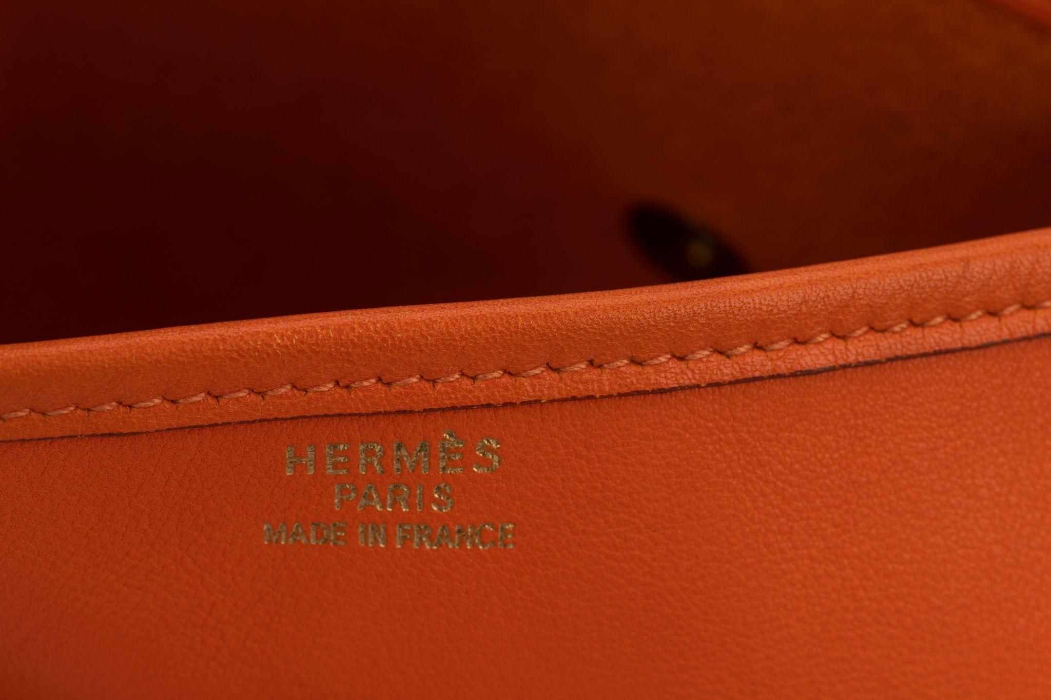 Hermès Evelyne GM Swift Orange 3