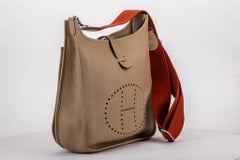Hermes Evelyne GM Trench Sanguigne Strap Crossbody Bag