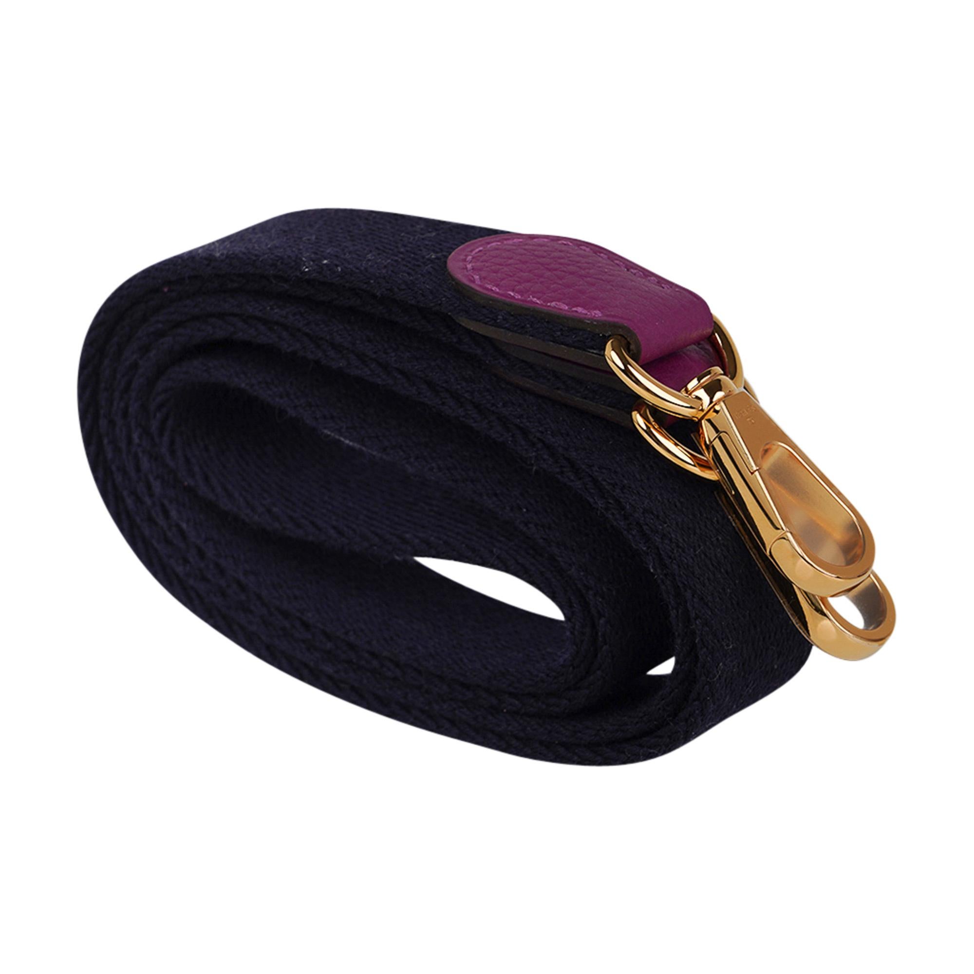 Purple Hermes Evelyne III TPM Mini Anemone Maurice Leather Crossbody Bag For Sale