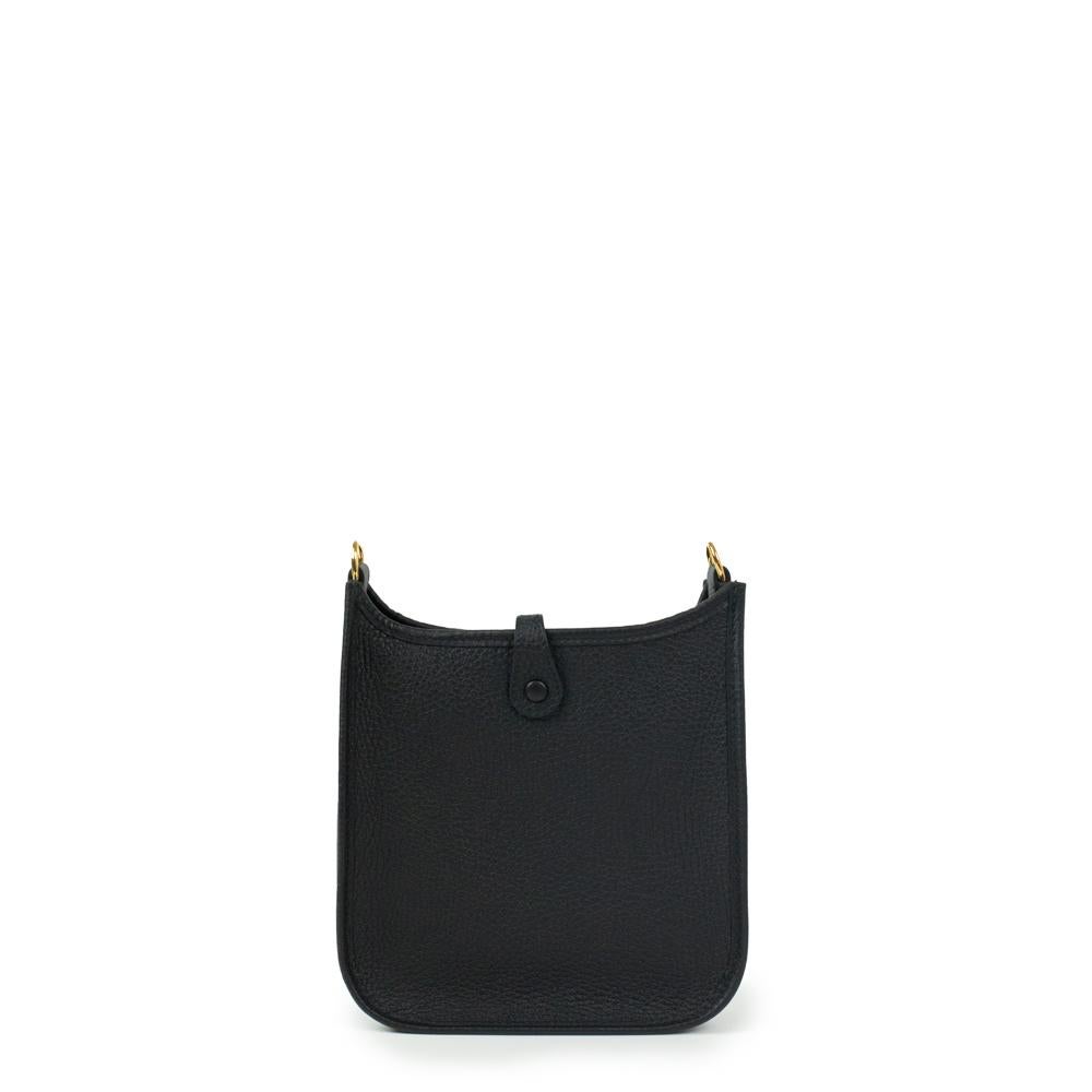 Black Hermès, Evelyne in black leather
