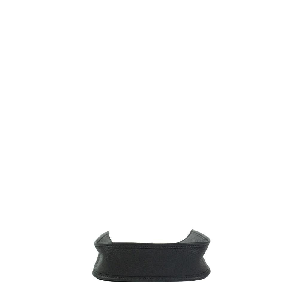 Hermès, Evelyne in black leather In Good Condition In Clichy, FR