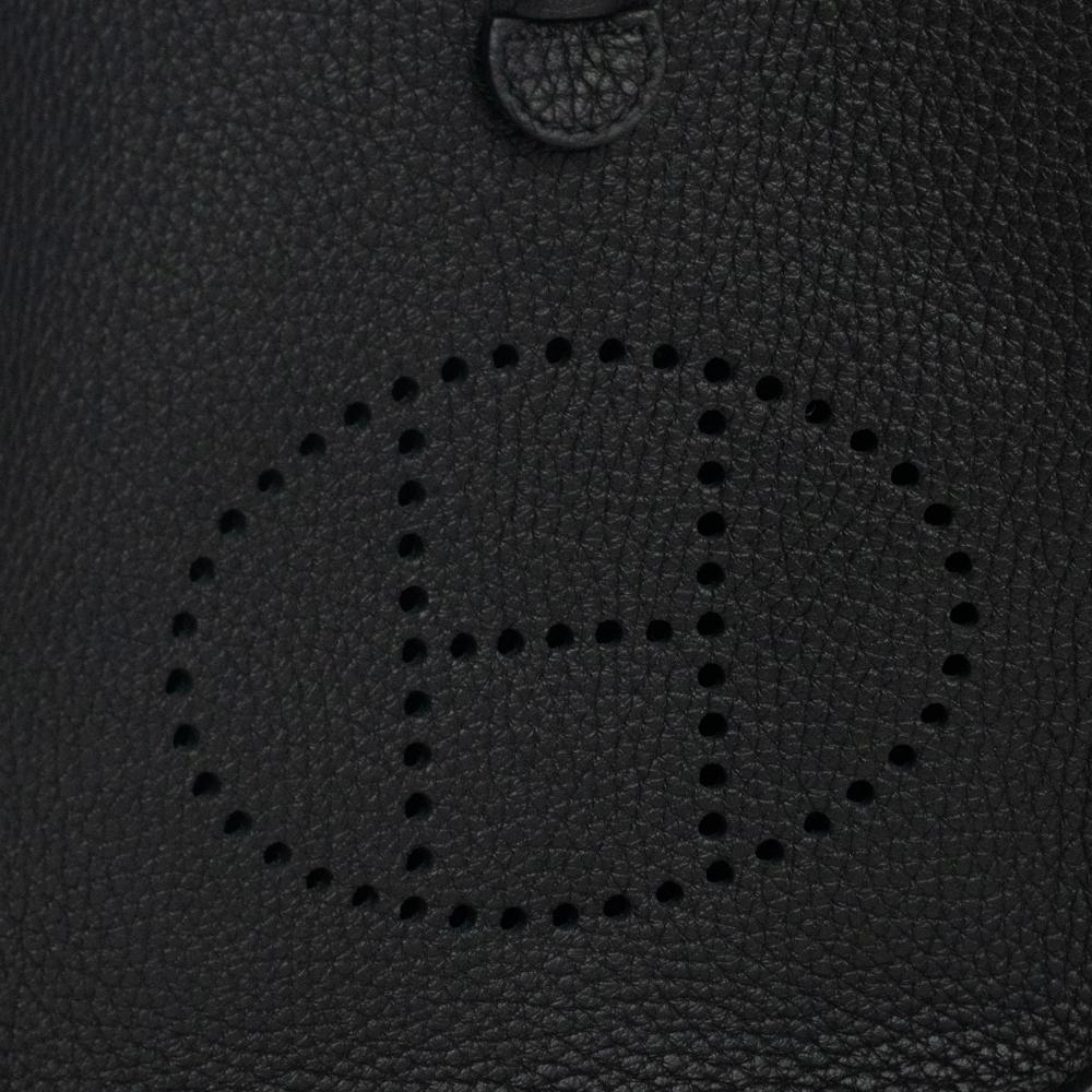 Hermès, Evelyne in black leather 1