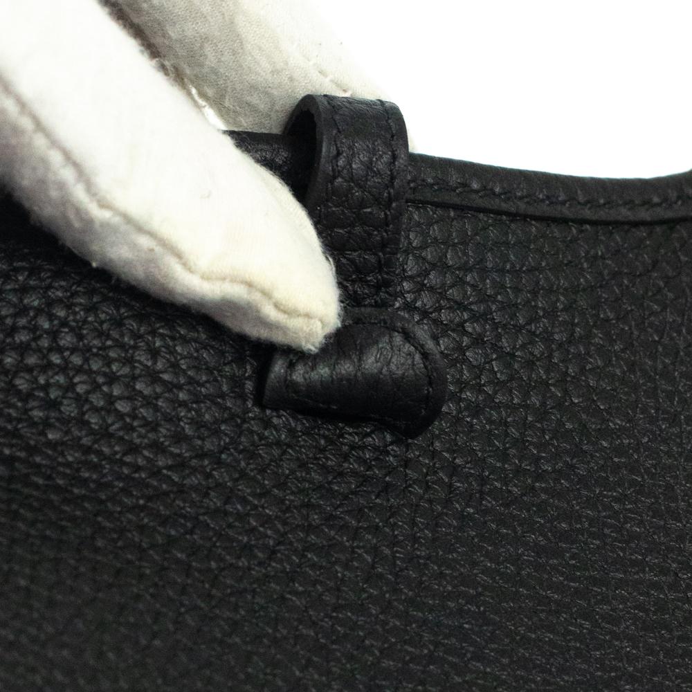 Hermès, Evelyne in black leather 3