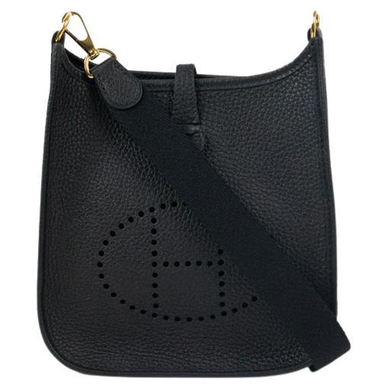 Hermès, Evelyne in black leather