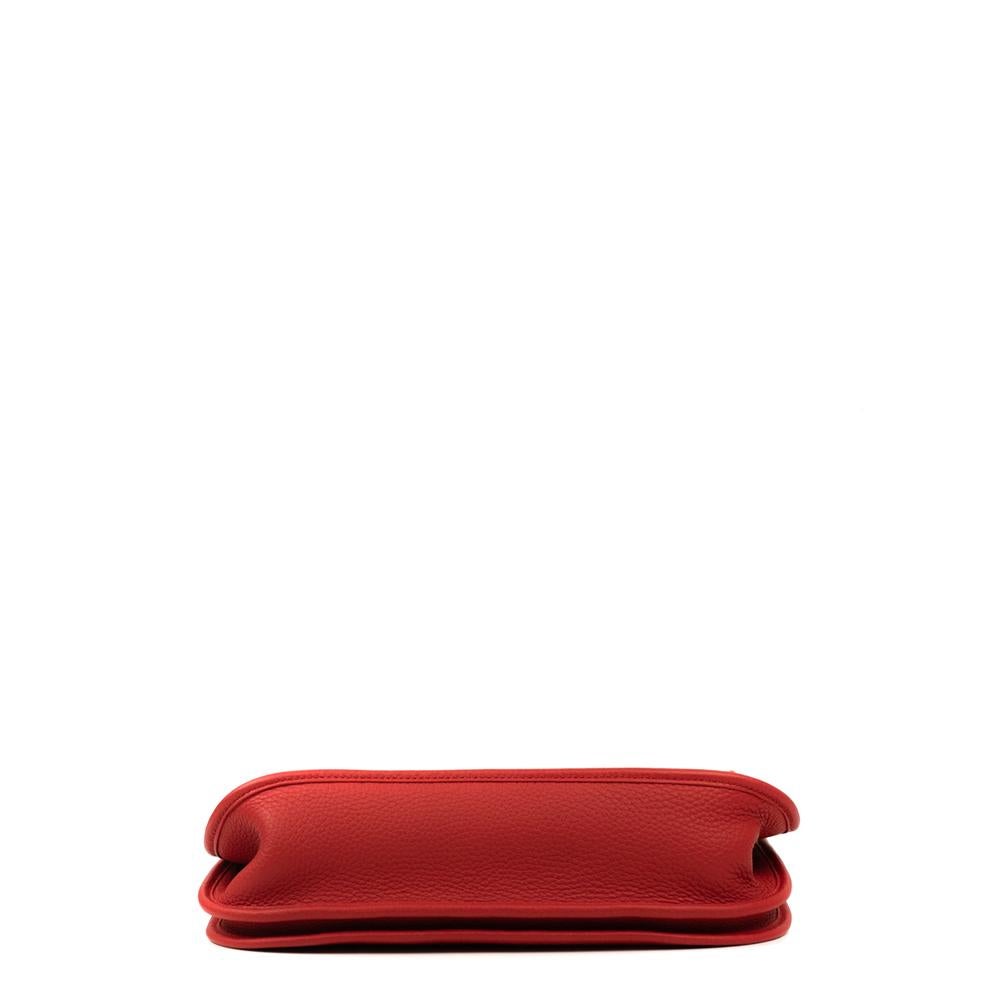 Red HERMÈS, Evelyne in red leather