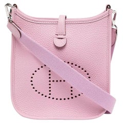 Hermès Evelyne Mauve Silvestre TPM Shoulder Bag