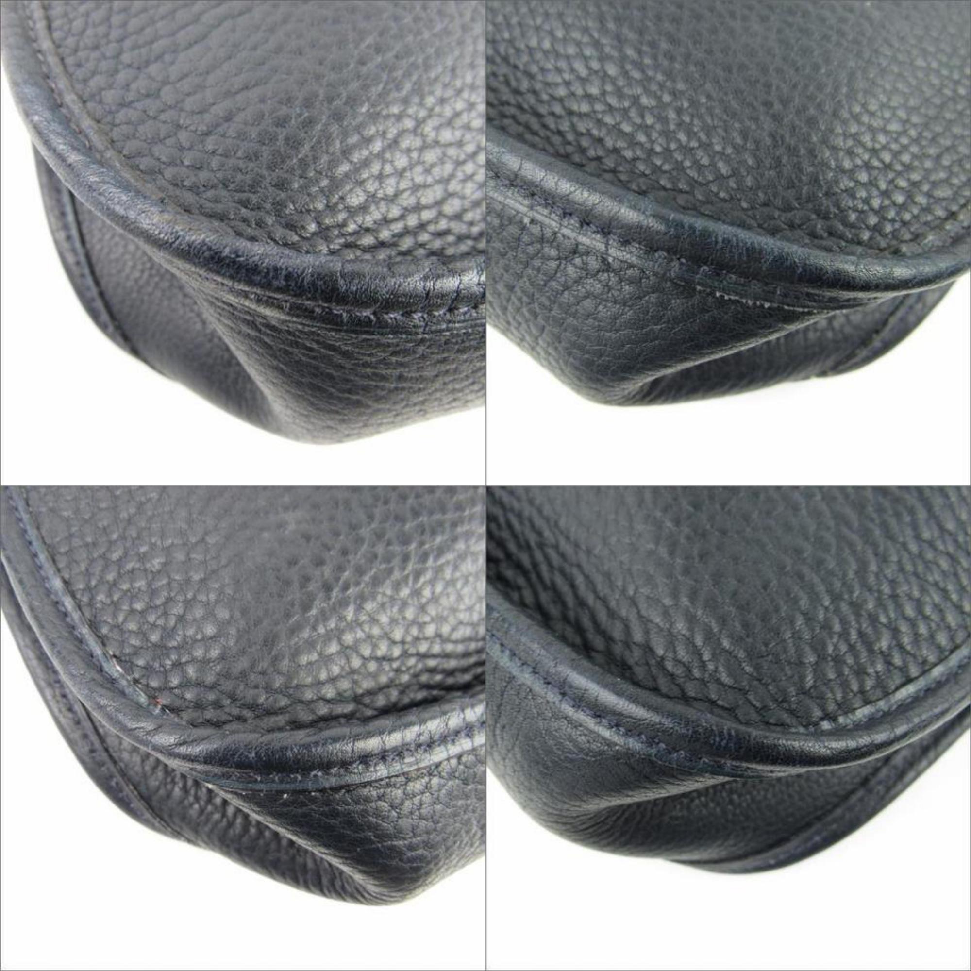 Hermès Evelyne Navy Togo Gm 868787 Blue Leather Messenger Bag For Sale 1