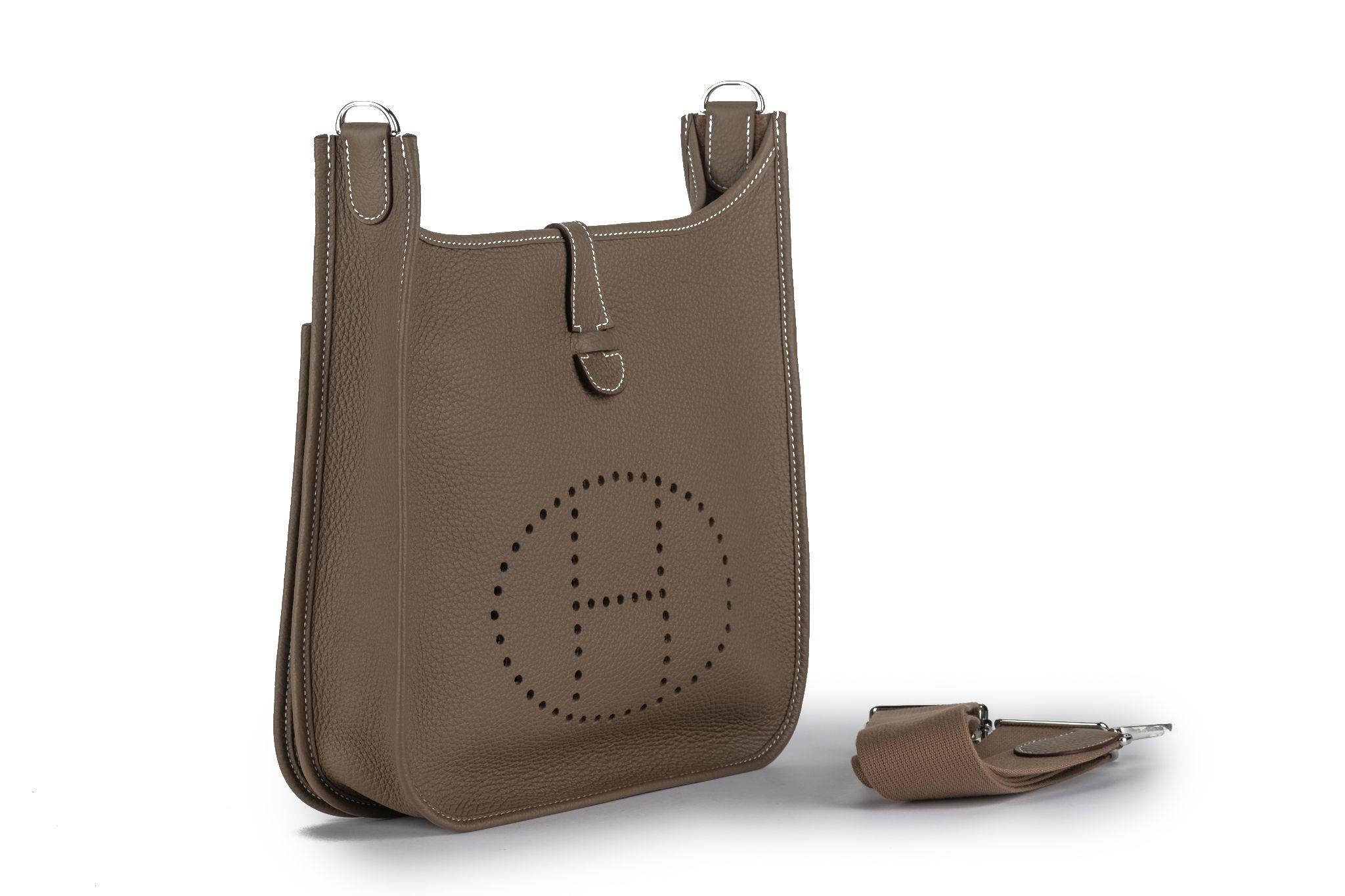 Brown Hermès Evelyne PM 29 Etoupe Togo