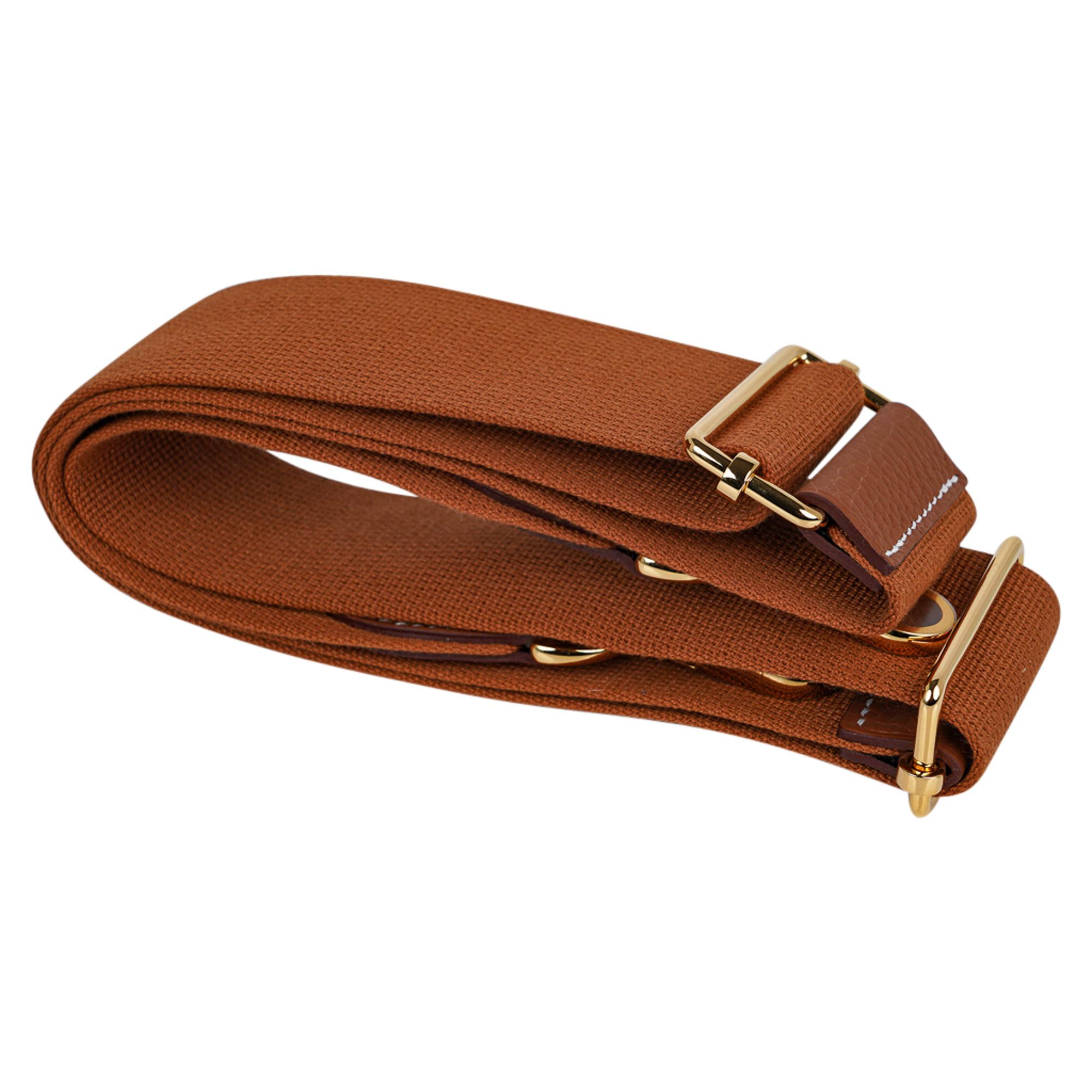 Brown Hermes Evelyne PM Bag Gold Clemence Gold Hardware New w/Box