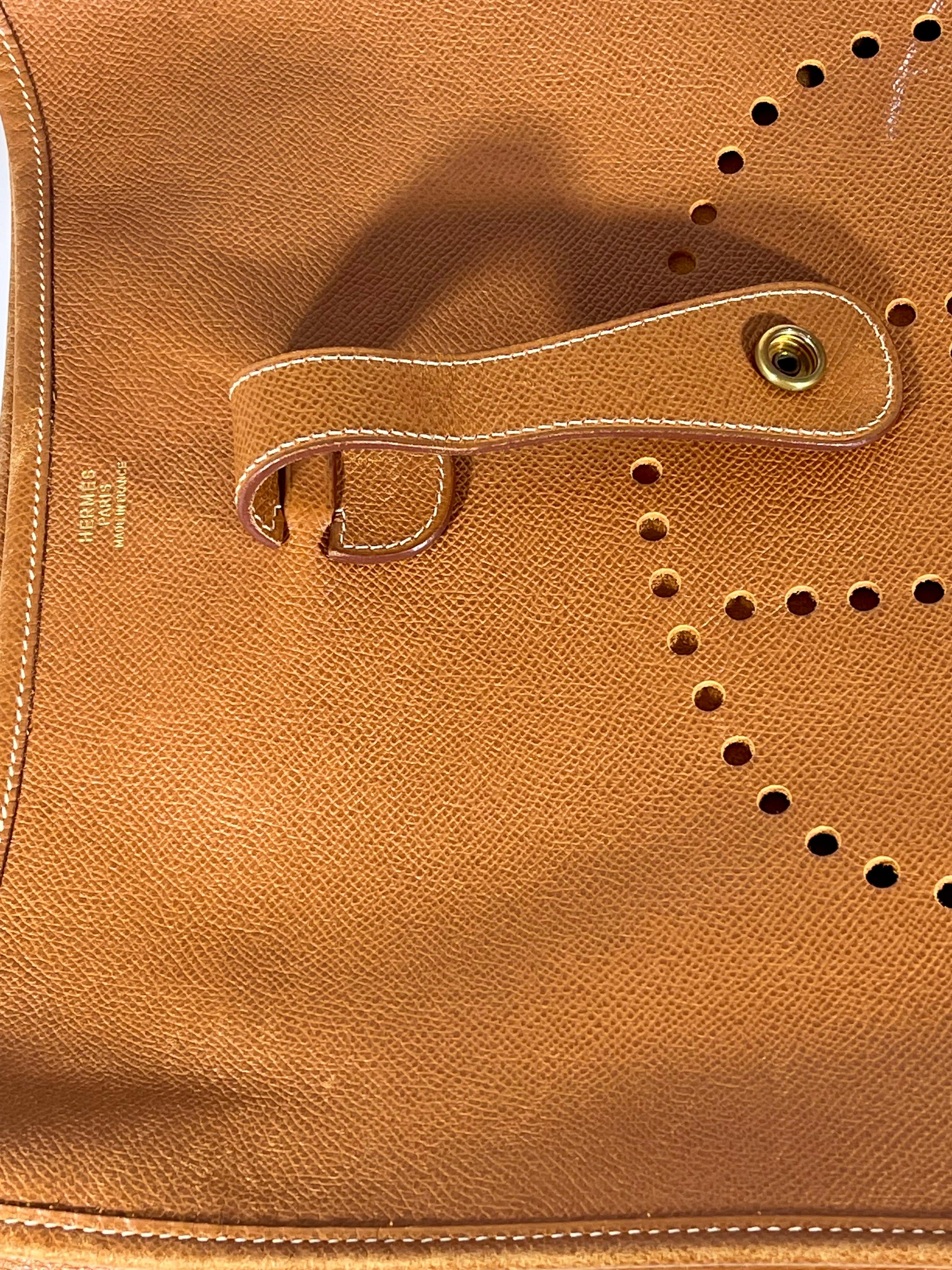 Hermès Evelyne Pm Brown Leather Cross Body Bag 4