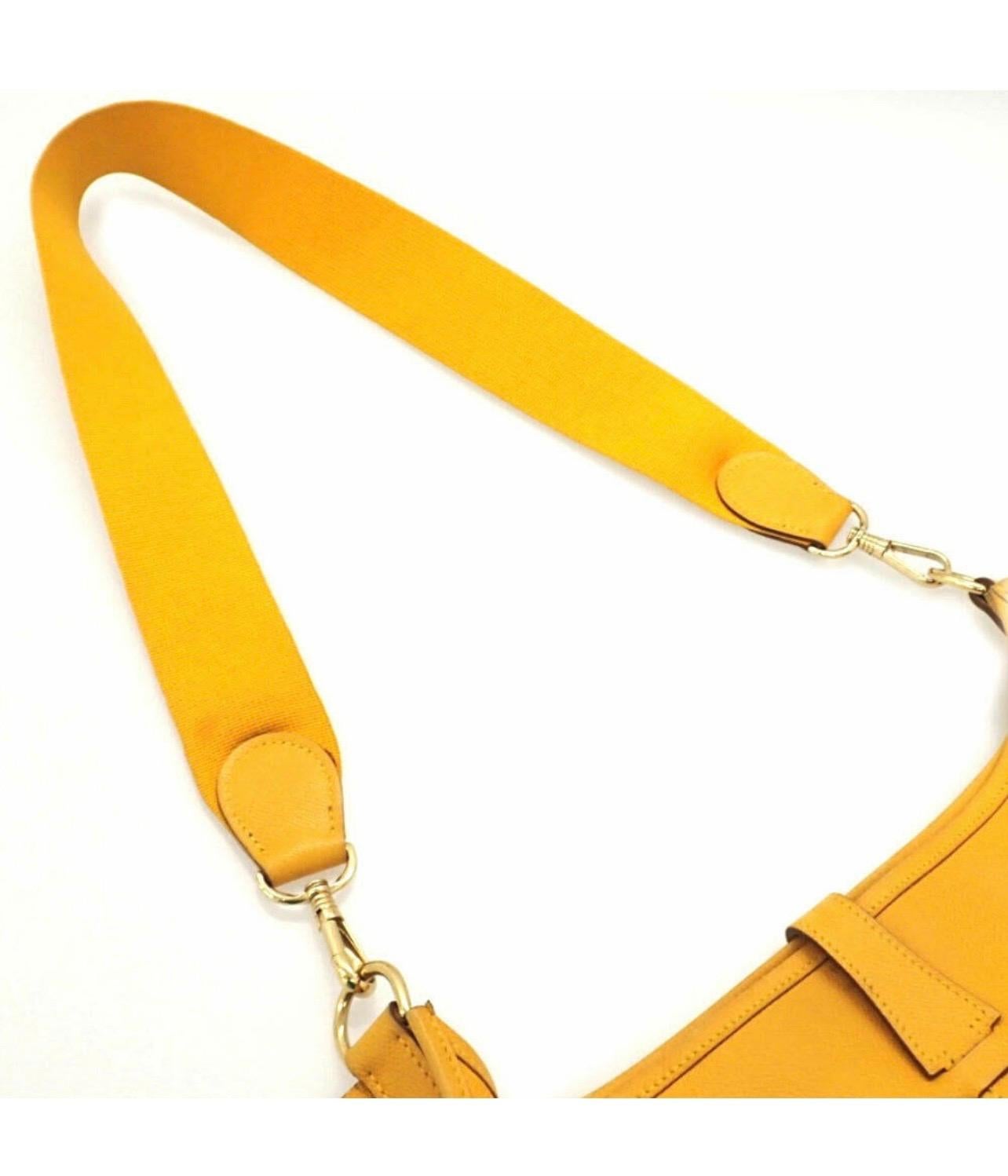 hermes evelyne yellow