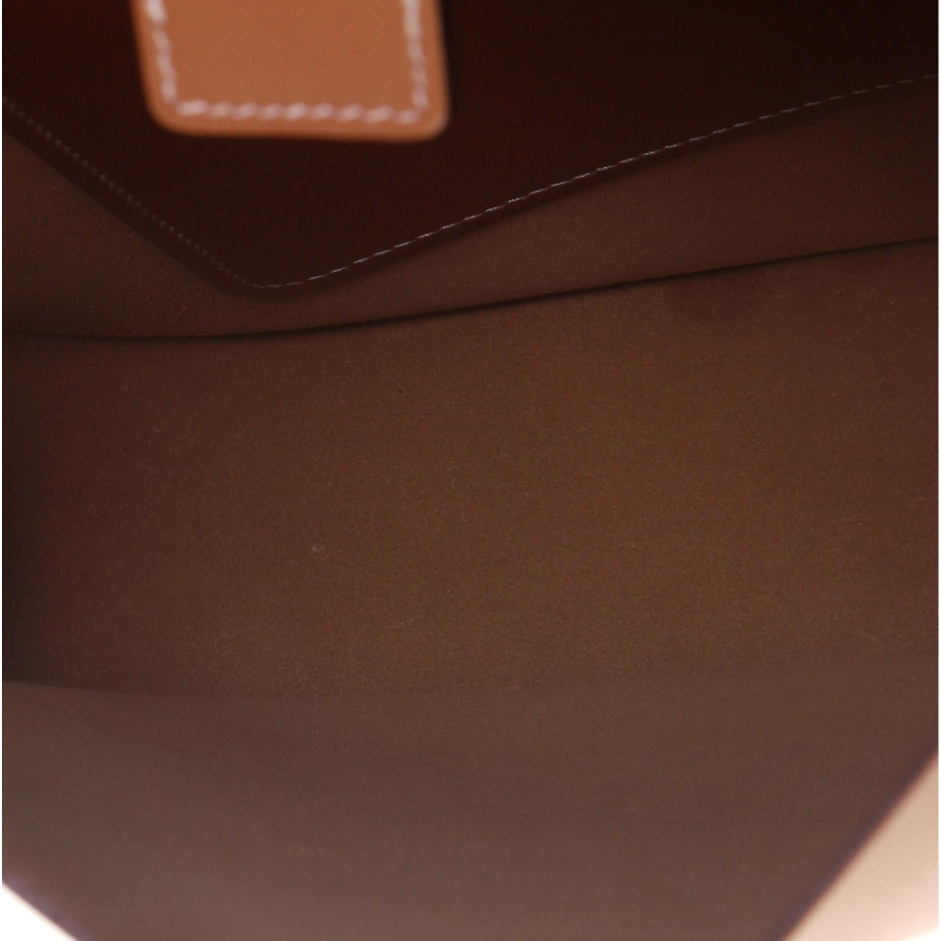 Brown Hermes Evelyne Sellier Bag Vache Hunter 29