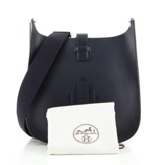 Hermes Evelyne Sellier Bag Vache Hunter 33
