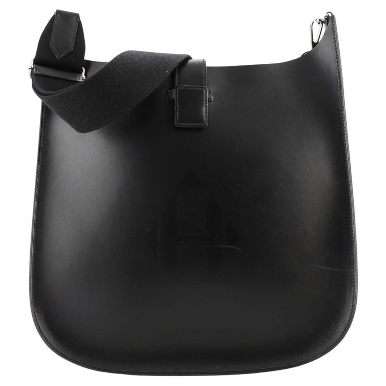 Hermes Black Vache Hunter Leather Evelyne Sellier 29 Bag For Sale at  1stDibs