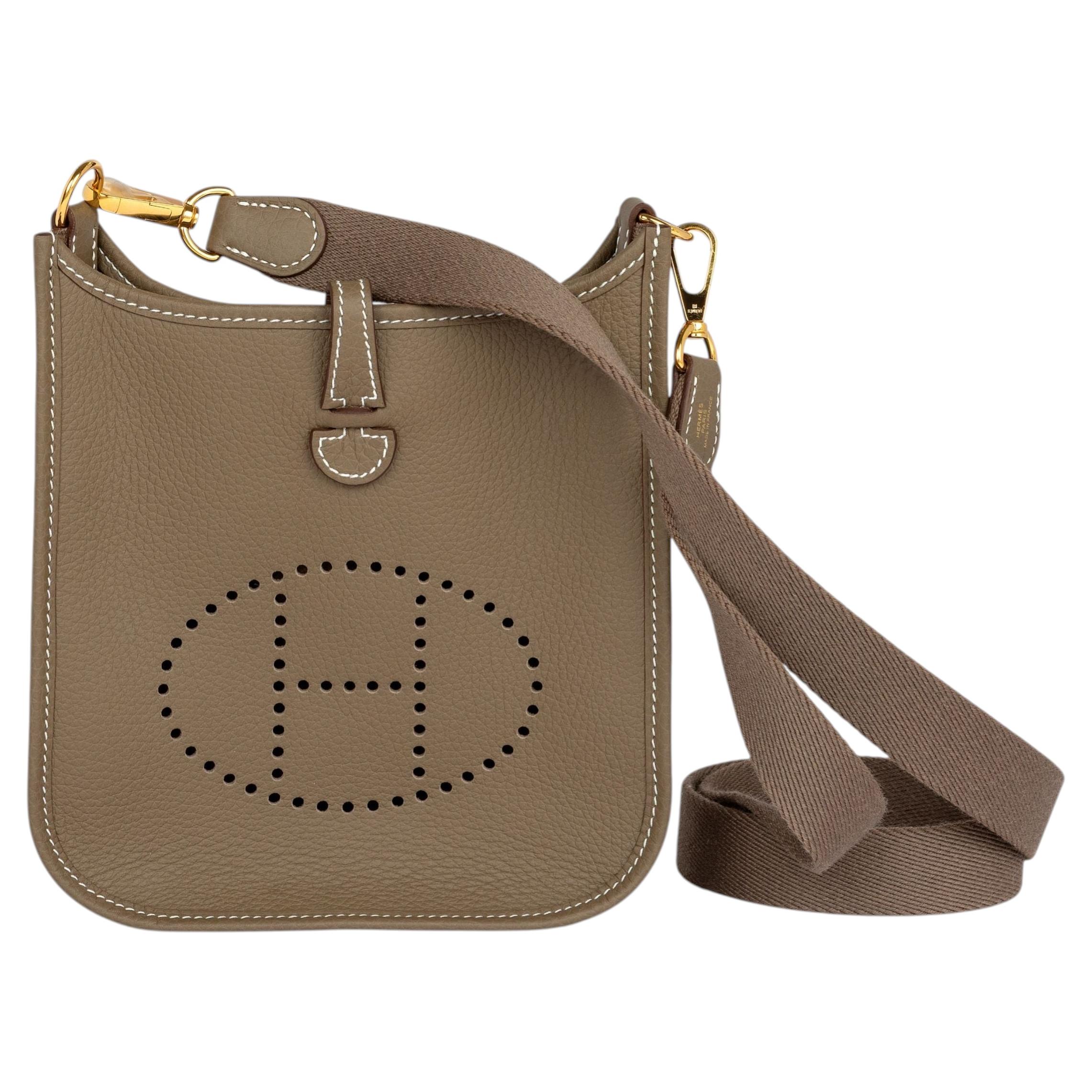 Hermès Evelyne TPM 16 Amazone Taurillon Etoupe For Sale