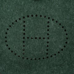 Hermes Evelyne TPM Bag Vert Anglais Feutre Vert Cypress Swift Leather Trim