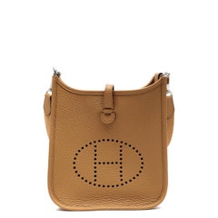 Hermes Evelyne TPM Biscuit Taurillion Clemence Leather w PH