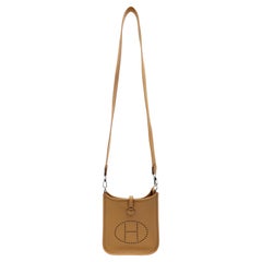 Hermes Evelyne TPM Biscuit Taurillion Clemence Leather w PH
