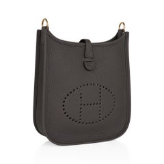 Hermes Evelyne TPM Etain Bag Gold Hardware Clemence Leather