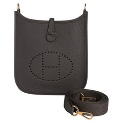Hermes Evelyne TPM Etain Bag Gold Hardware Clemence Leather