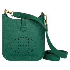 Hermès Evelyne TPM Green Clemence PHW