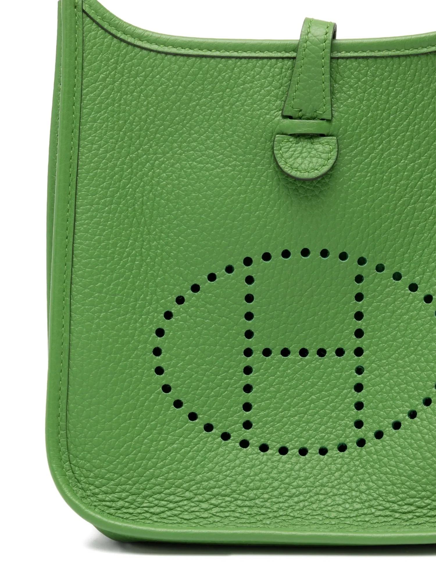 Hermès Evelyne TPM Verde PHW In condizioni buone in vendita a London, GB