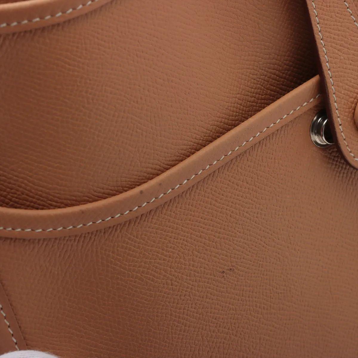 Hermès Evelyne Veau Epsom 33 GM Oro en venta 7