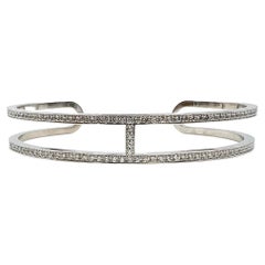 HERMES Ever Chain D'ancre Manschette Diamantarmband