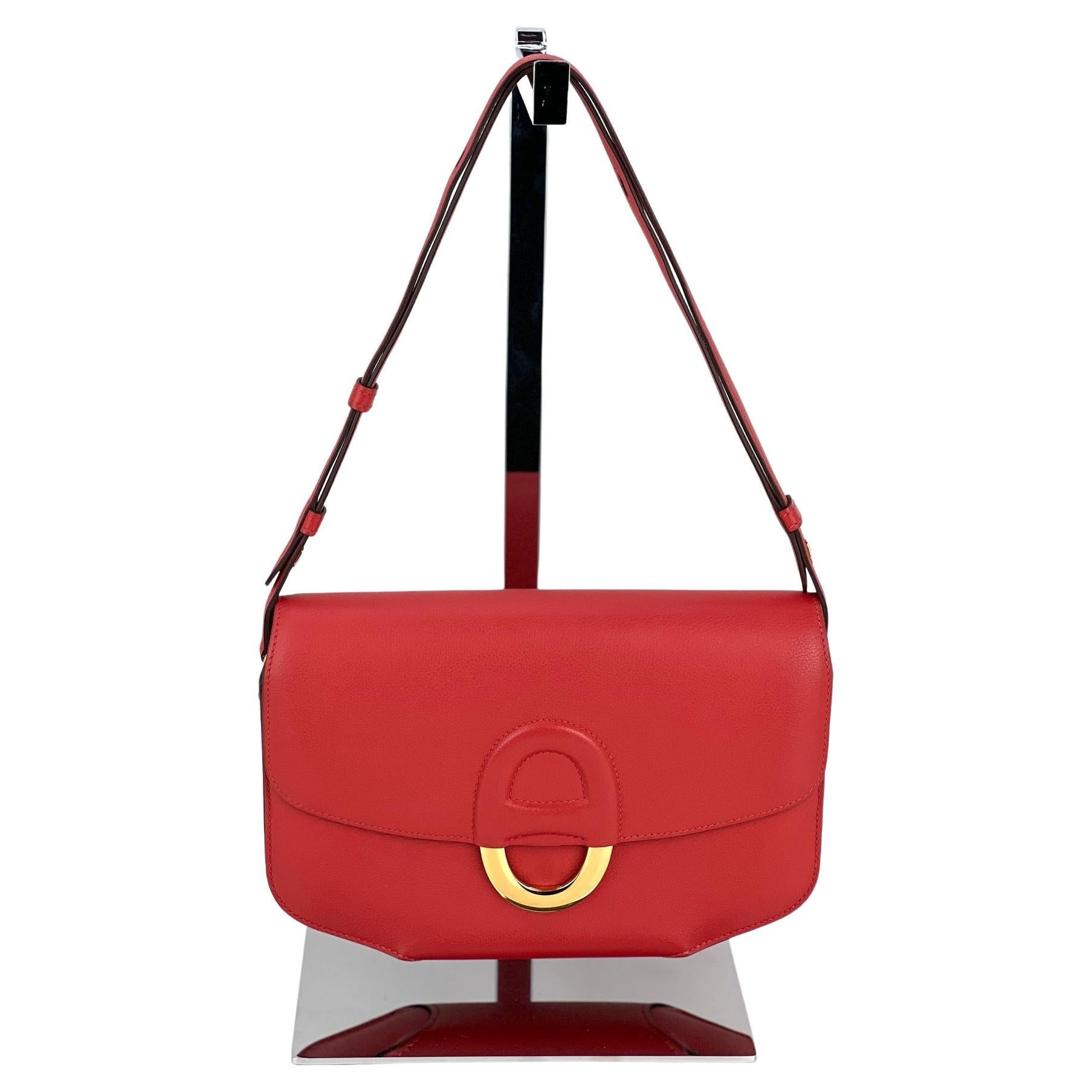 Hermes Evercolor Cherche Midi 25 Rouge Tomato Bag