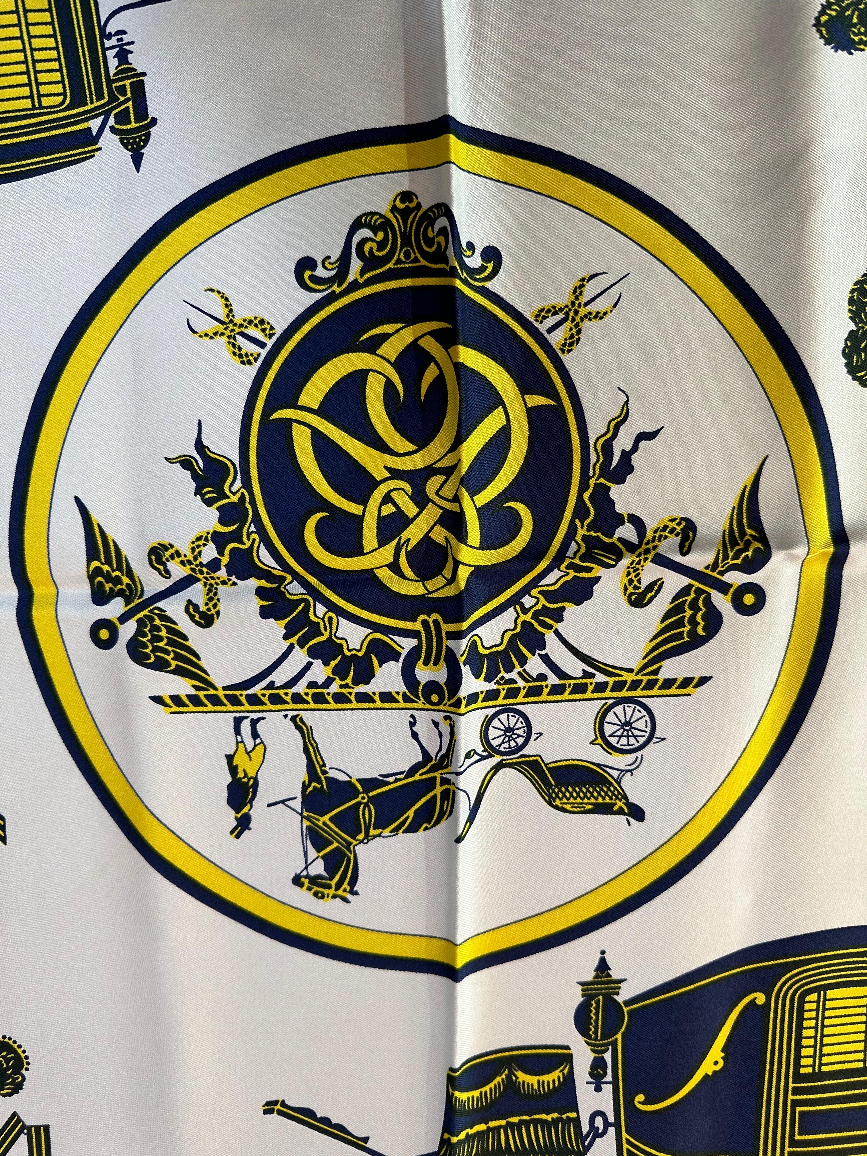 Hermes scarf with classic 