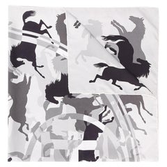 Hermès 'Ex Libris En Camouflage' Silk Scarf