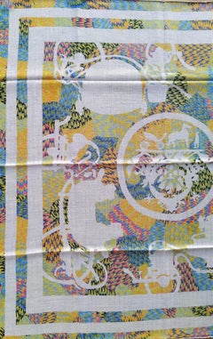 Hermès Ex Libris Marble Scarf Cashmere Silk 90 cm