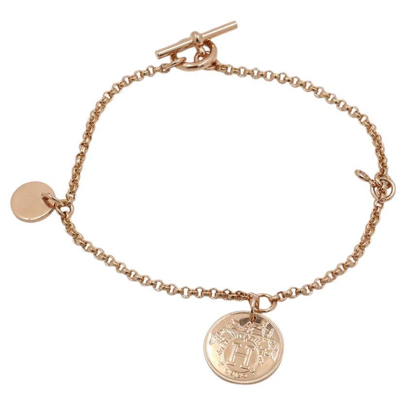 Hermès 'Ex-Libris' Rose Gold Bracelet, Small Model
