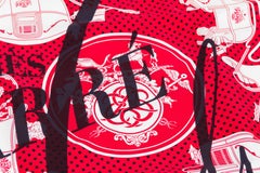 Hermes Ex-Libris Silk twill Carre Club 55cm Scarf, New in Box