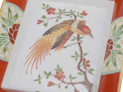 Hermès Exotic Bird Ashtray Porcelain