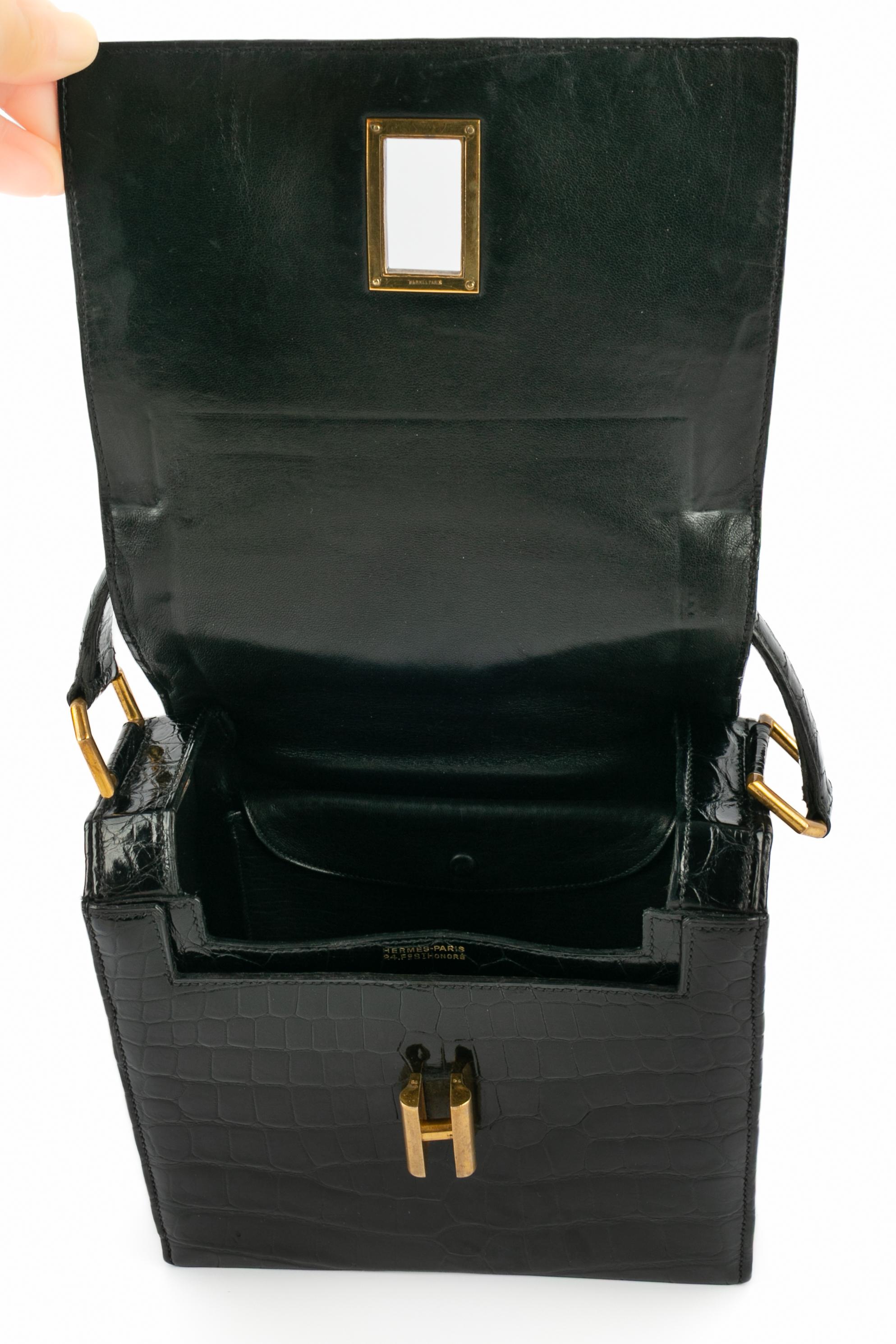 Borsa in pelle esotica Hermès in vendita 5