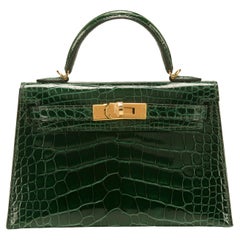 Exotische Mini Kelly II Sellier von Hermès, 20 cm