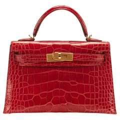 Hermès Kelly II Mini 20 cm epsom Anemone For Sale at 1stDibs