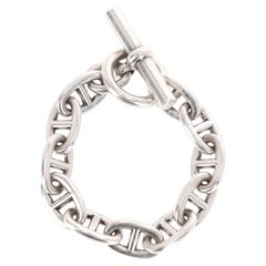 Hermes Extra Chunky Sterling Silver Chaine D'Ancre Bracelet