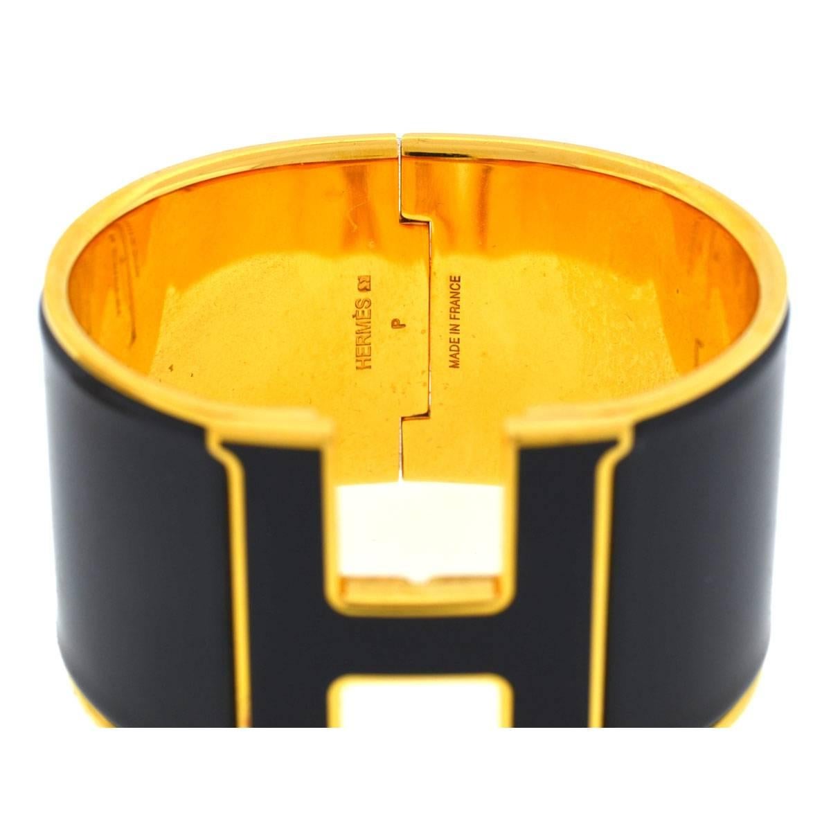 hermes extra wide clic clac bracelet