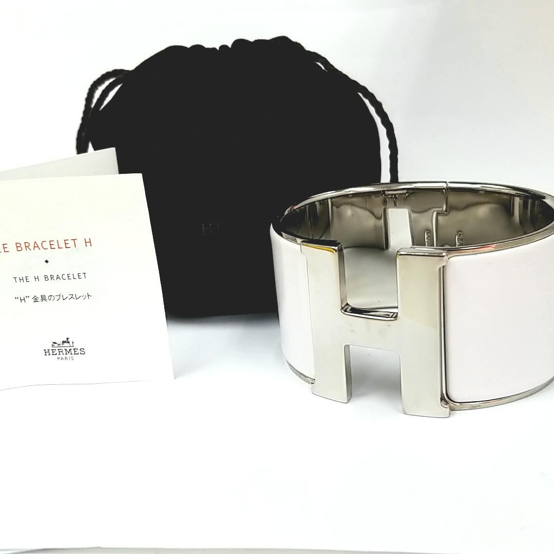 hermes extra wide clic clac bracelet