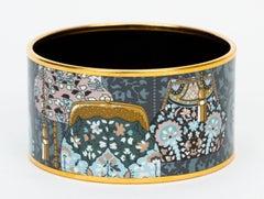 Hermès Extra Wide Enamel Bangle