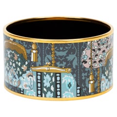 Hermès Extra Wide Enamel Bangle