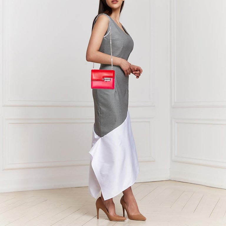 Hermès Bolide on Wheels Bag Charm In Chamkila Goatskin, Rouge de Coeur –  Found Fashion