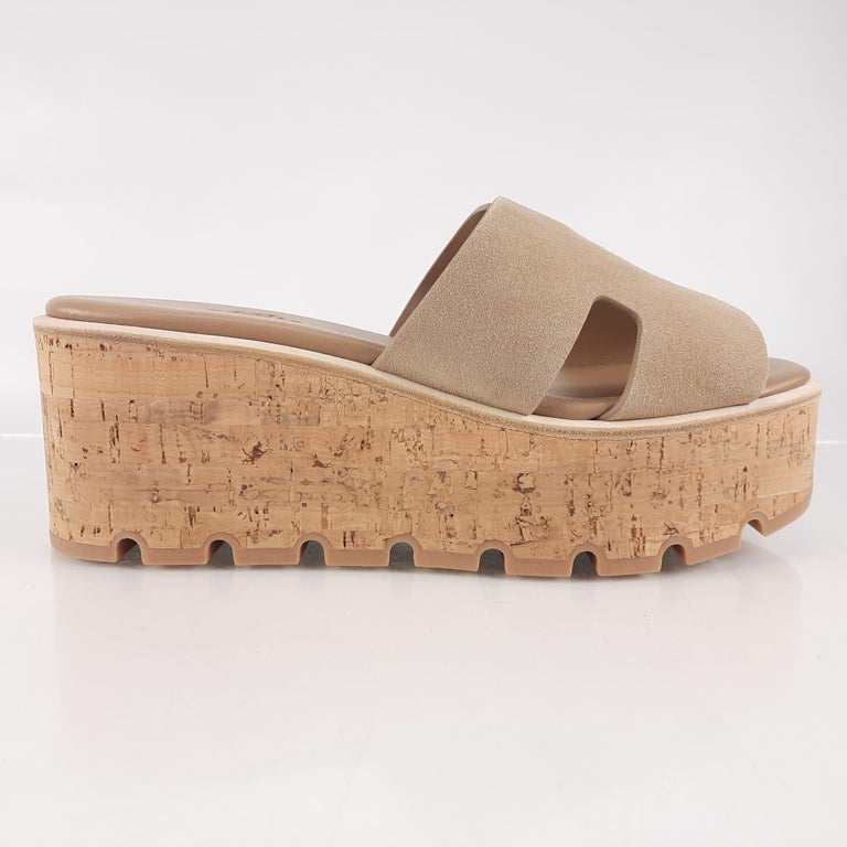 GARZON Pantofole Da Casa Donna, Beige, Taglia 38 EU, Suola Speciale Per Parquet Antiscivolo E Non Macchia
