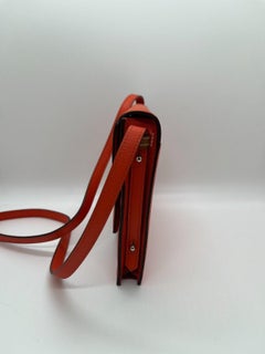 Hermes Faco Orange H Leder Casual Crossbody Bag X Stamp 2016