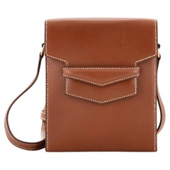 Hermes Rose Extreme/Rouge Tomate/Fauve Chevre Mysore Faco II Clutch  Crossbody Bag - Yoogi's Closet