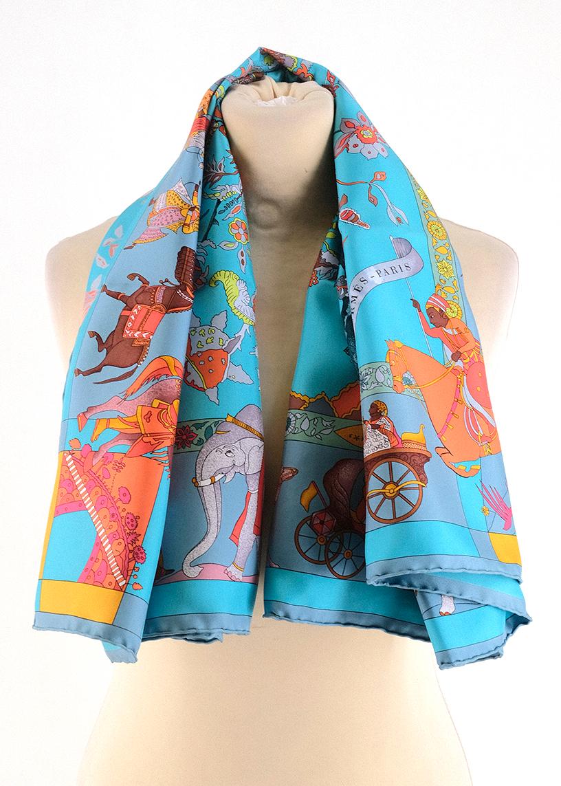 hermes fantaisies indiennes scarf